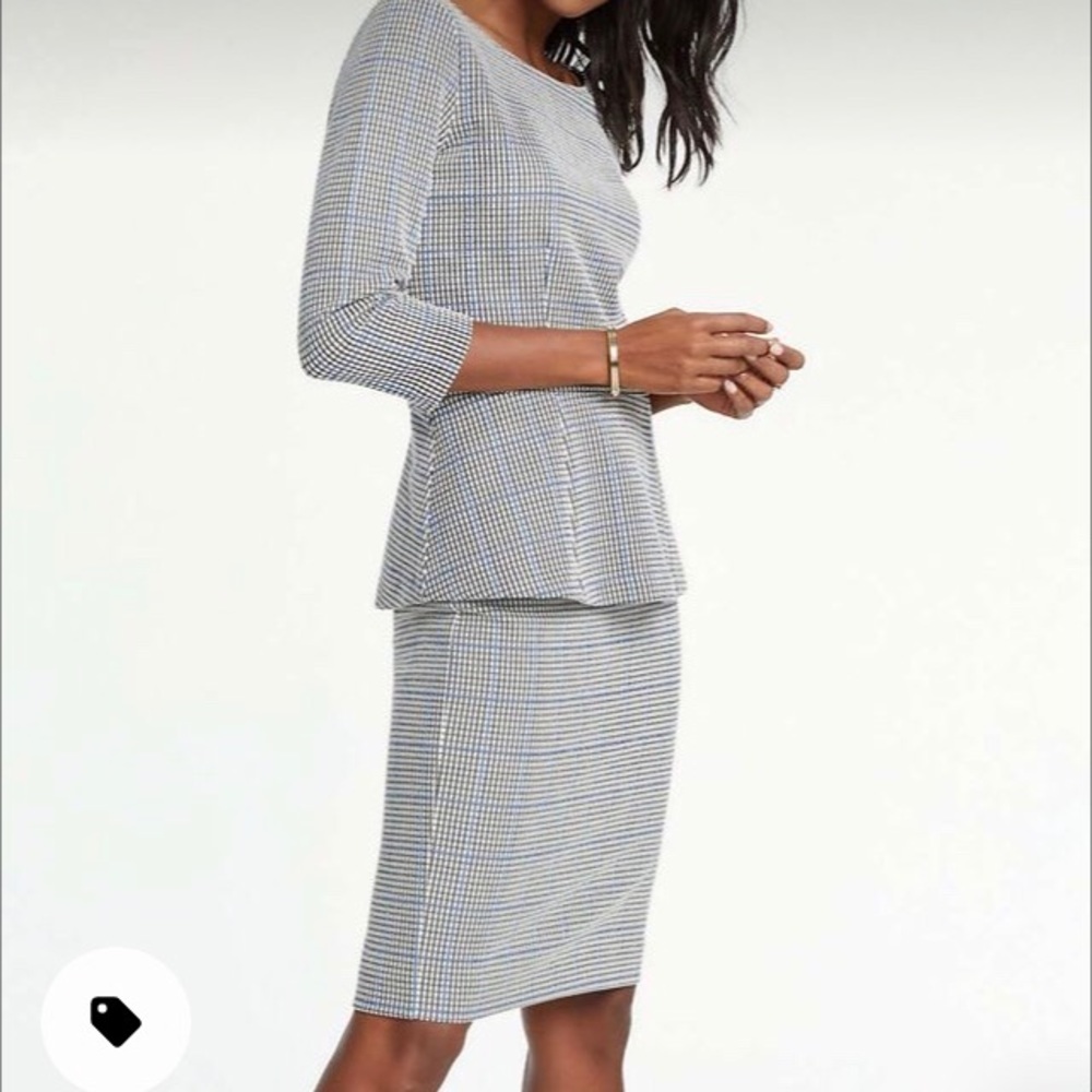 Ann Taylor Peplum Top & Matching skirt suit